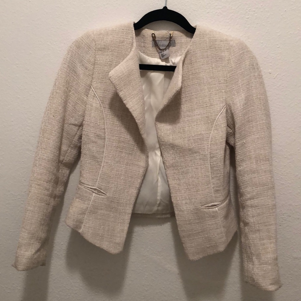 Cream H&M cropped blazer